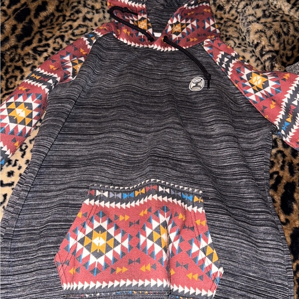 Hooey Multicolor Patterned Hoodie